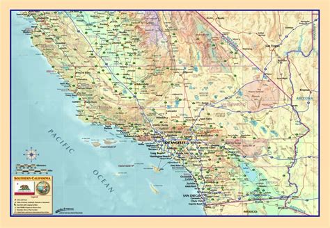 Online Maps: Southern California Road Map - Detailed Map Of Southern ...