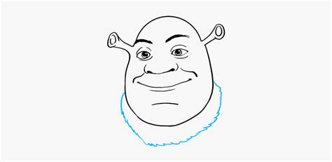 Shrek Face Drawing