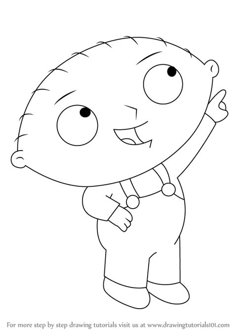 Learn How to Draw Stewie Griffin from Family Guy (Family Guy) Step by ...