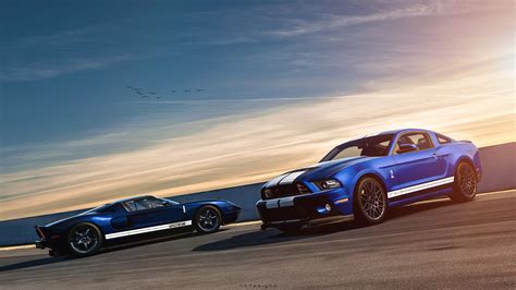 Ford Mustang Shelby GT500 Ford GT Wallpaper - HD Car Wallpapers #5529