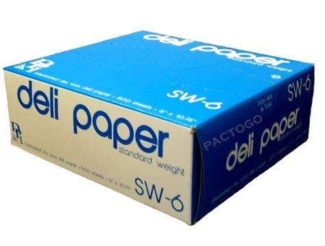 Durable 6" x 10.75" Waxed Paper Sheets 500 Sheets/PK – Foil-Pans.com