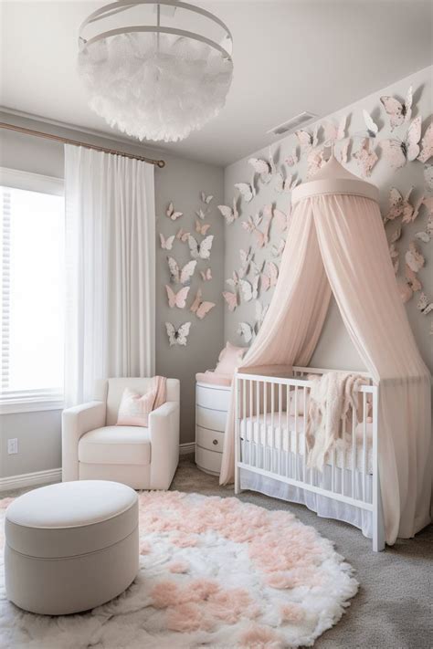 99 Beautiful and Cute Girls Baby Nursery Ideas | Baby room themes, Girl ...