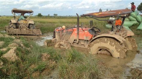 Tractor Stuck In Mud compilation | Tractor Recovery #World Most Amazing ...