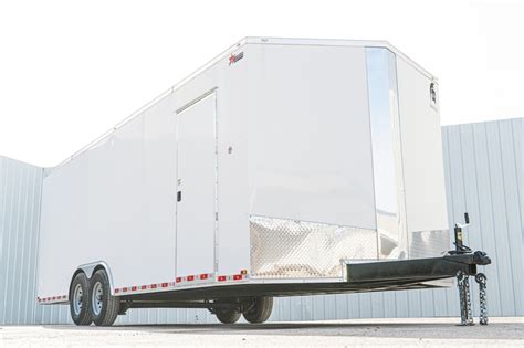 Stock #67536 - Spartan 8 5ftx24ft Enclosed Cargo Trailer w Rear Ramp ...