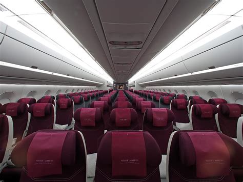 Qatar A350 has new Business Class seats