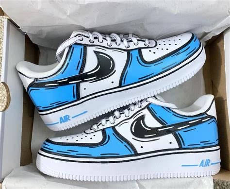 Cartoon Custom Nike Air Force 1 | Etsy | Nike air shoes, Nike shoes air force, Custom sneakers diy