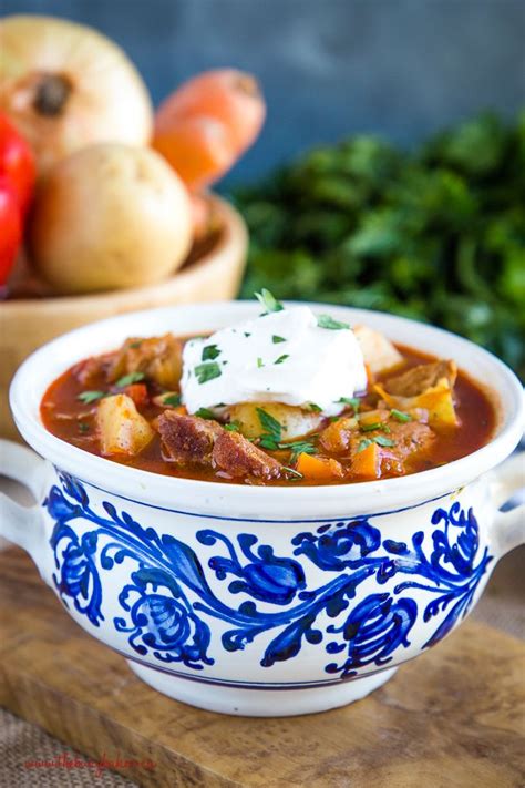 Homemade Hungarian Goulash Soup | Recipe | Goulash soup, Goulash, Soup ...