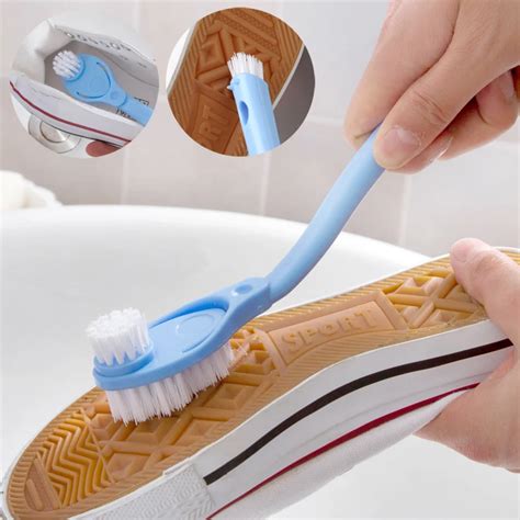 1pc Double Wash Skillet Clean Shoe Brush Wash Shoes Special Brush Cleaning Brush-in Cleaning ...