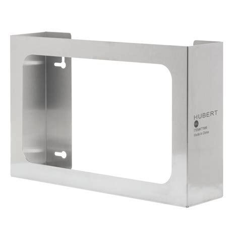 HUBERT® Stainless Steel 3-Box Disposable Glove Dispenser - 15 3/4"L x 3 3/4"D x 10"H