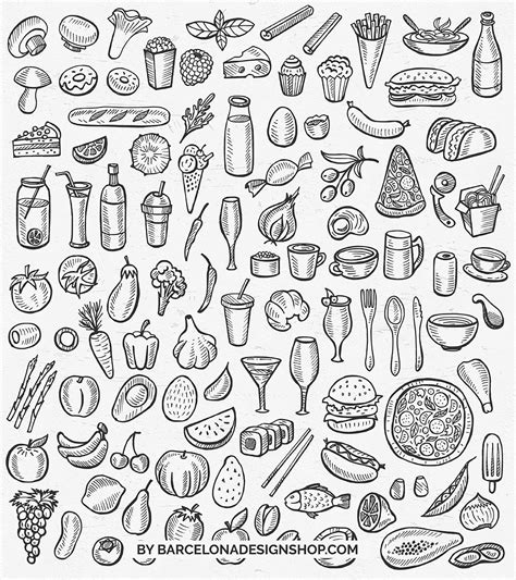 100 Free Vector Food Illustrations