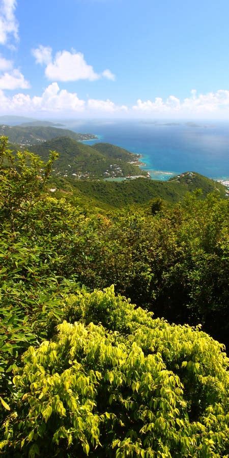 Panoramic View of Tortola stock image. Image of rainforest - 18549415