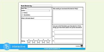 Book Review Examples - How To Write a Book Review KS2