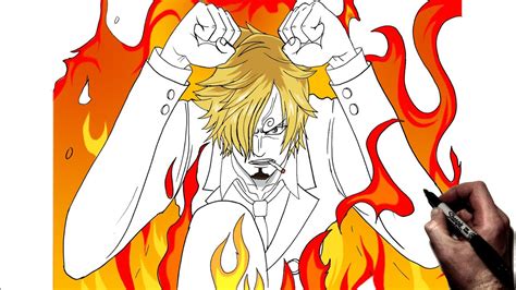 One Piece Sanji Diable Jambe