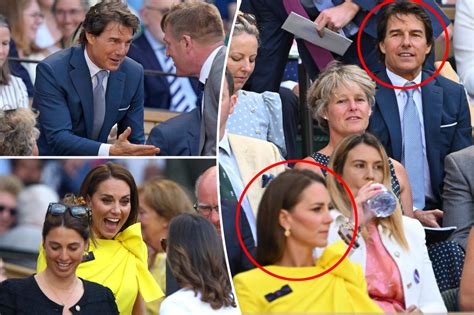 Tom Cruise spots Kate Middleton in sunny yellow dress at Wimbledon