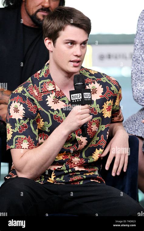 New York, USA. 15 Apr, 2019. Nicholas Galitzine at BUILD Series, discussing the new Netflix show ...