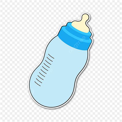 Baby Scale Vector Hd Images, Blue Scaled Baby Bottle Clipart, Baby Bottle, Clipart, Blue PNG ...