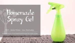 Homemade Spray Hair Gel – Health Starts in the Kitchen