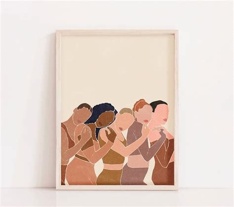 Feminist Art Print Terracotta Mid Century Modern Art Minimal - Etsy ...