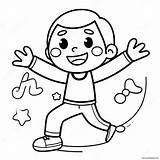 Happy Child Playing Coloring Page 65994 52234 sketch template