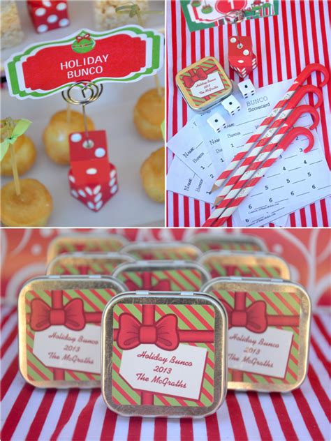 Fun Christmas Holiday Bunco Party Ideas - Party Ideas | Party ...