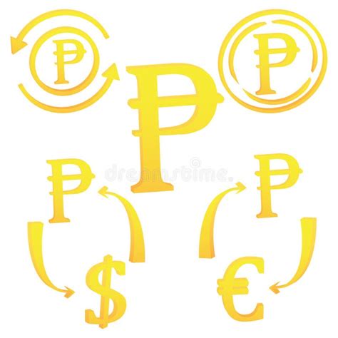 3D Spanish Pesetas Currency Symbol Icon of Spain Stock Vector ...