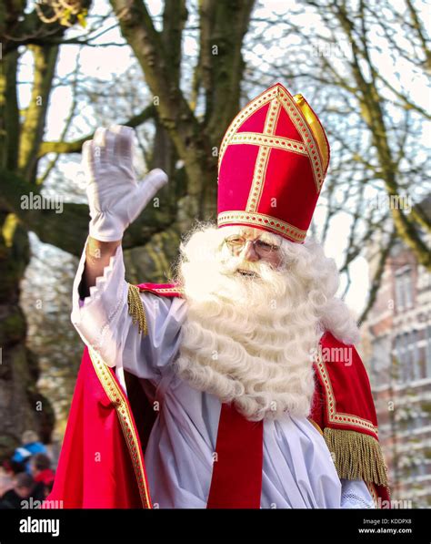 Sinterklaas arriving in the Netherlands on the traditional Dutch ...