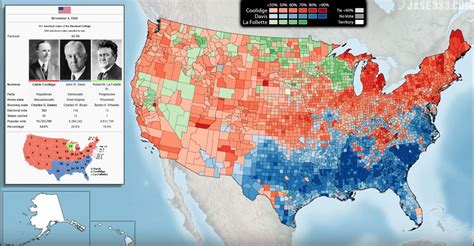 Map of the Day: The Results of Every US Presidential Election in ...