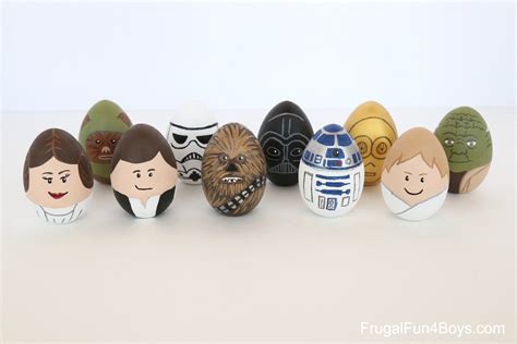 How to Make Star Wars Painted Easter Eggs - Frugal Fun For Boys and Girls