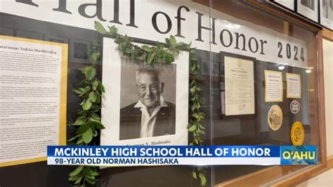 McKinley High School adds a new member to its "Hall of Honor" - YouTube