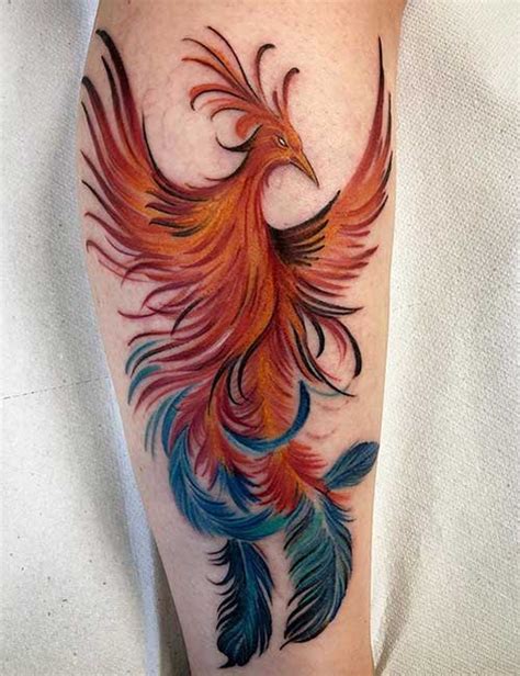 30 Gorgeous Phoenix Tattoo Designs