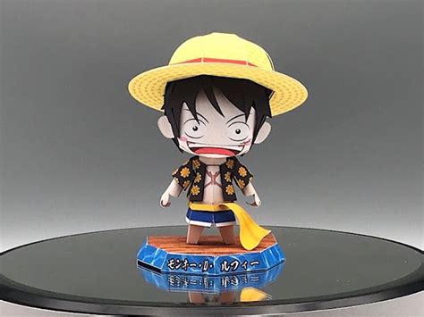 Luffy One Piece Free Chibi Papercraft Ver. Hi. | Luffy, Chibi, Paper crafts