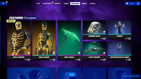 What's In The Fortnite Item Shop Today - October 14, 2021: Skull Trooper, Skull Ranger, And More ...