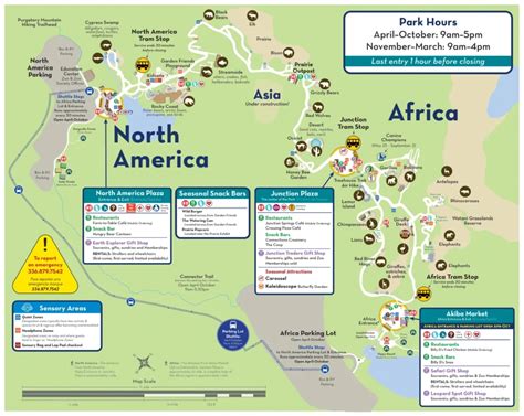 North Carolina Zoo Map and Brochure (2019 - 2024) | ThemeParkBrochures.net