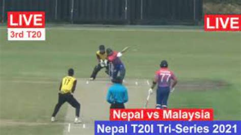 Live T20 Cricket – Nepal vs Malaysia (NEP vs MAL) Live Stream – Nepal T20I Tri-Series 2022 ...