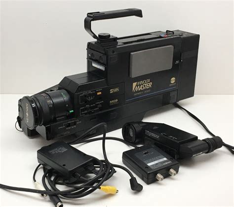 Minolta Master Series-V 2000 Vintage VHS Tape Video Movie Camera with Case | eBay