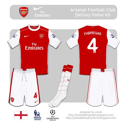 football kits design: Arsenal F.C. fantasy kits