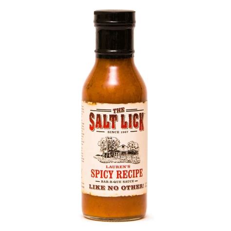 Salt Lick Lauren's Spicy Recipe Barbecue Sauce (12 oz) - Instacart