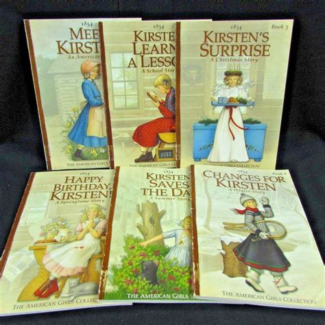 The American Girl Collection Kirsten 1854 Complete 6 Book Set Pleasant Co 2000 | American girl ...