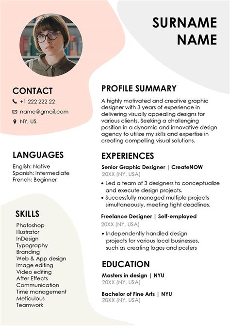 Graphic Designer Resume Sample & Guide (Free Download)