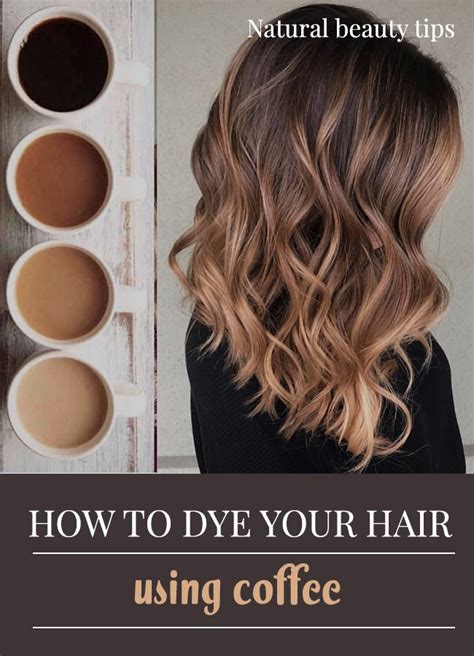 How to dye your hair using coffee Brown Hair Dye, Dyed Blonde Hair, Brown Hair Balayage, Hair ...