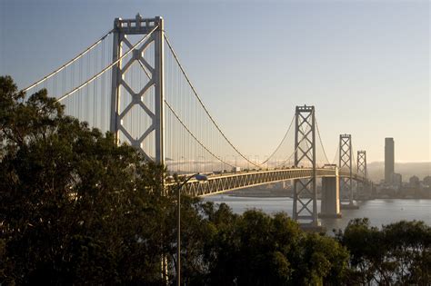 Bay Lights and the San Francisco Bay Bridge