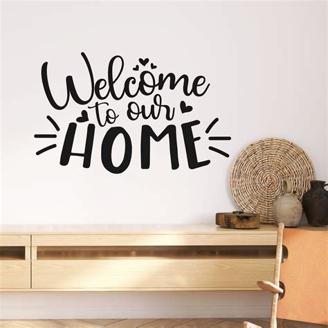 welcome to our home wall decal | Snug as a Bug | Reviews on Judge.me