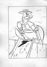 Walter Lantzs Wally Walrus down slide Coloring Book Art By Unknown Artist sketch template