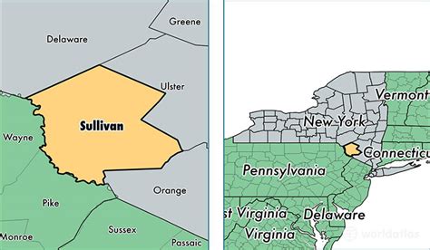 Sullivan County, New York / Map of Sullivan County, NY / Where is ...