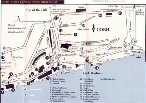 Cobh, County Cork, Ireland map | Ireland sights | Pinterest