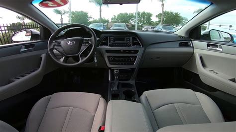 2015 Hyundai Sonata SE Interior - YouTube