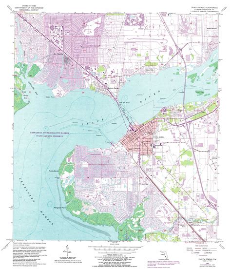 Punta Gorda topographic map, FL - USGS Topo Quad 26082h1