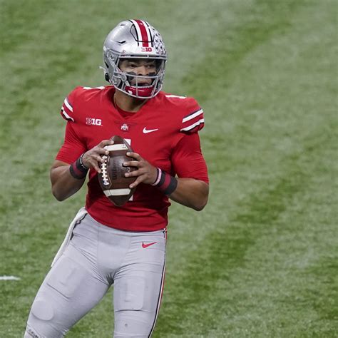 OSU's Justin Fields Says He Suffered Thumb Injury in Big Ten Title Game ...