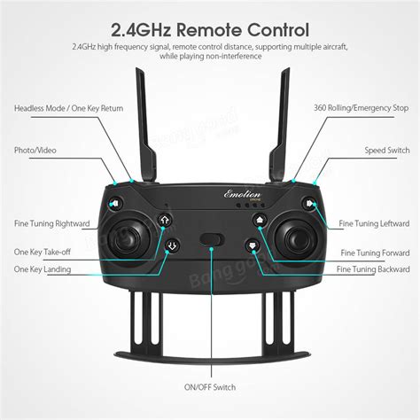 Eachine E58 WIFI FPV With 2MP Wide Angle Camera High Hold Mode Foldable RC Drone Quadcopter RTF ...