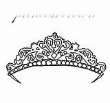 Princess Tiara Coloring Pages At GetDrawings  Free Download sketch template